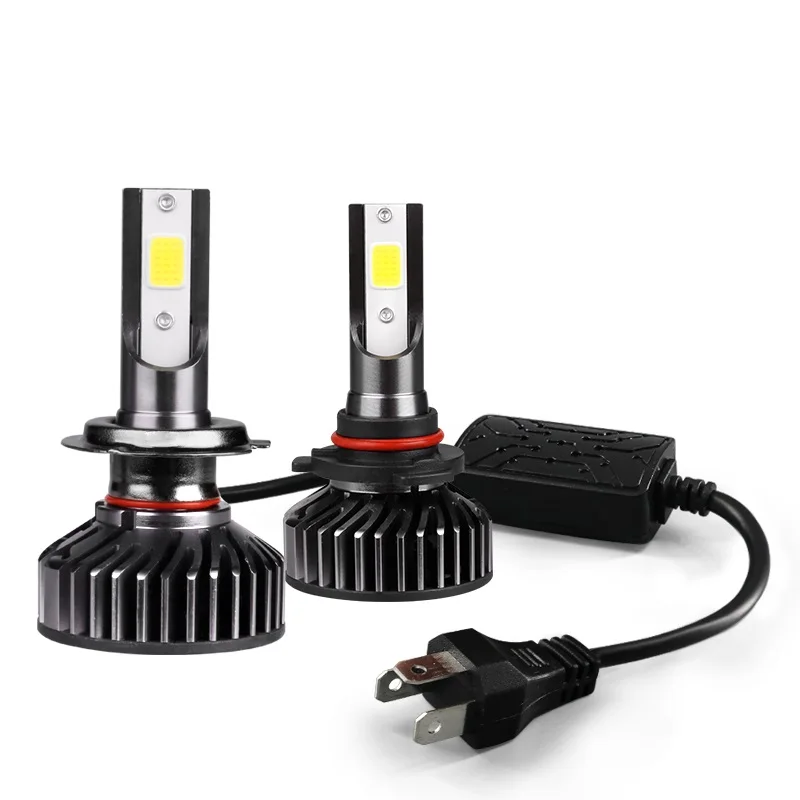 HLXG led h7 h4 h11 автомобильный светильник светодиодный головной лампа hb3 hb4 h8 24v turbo