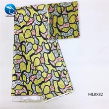 LIULANZHI, полиэстер, шелк, воск, ткань s, африканские принты, восковая ткань для женского платья, Хо, распродажа, мульти сатиновая ткань, 4+ 2 ярда, ML8X