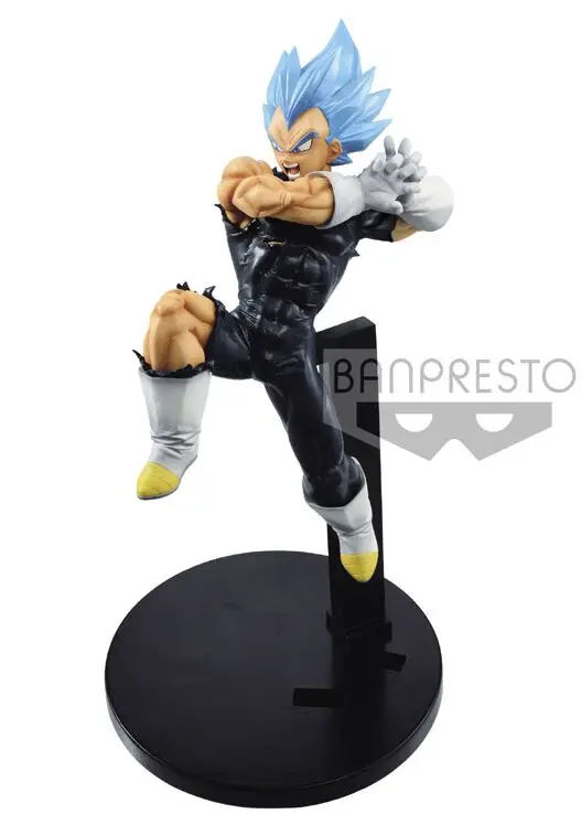 BANPRESTO Dragon Ball супер фильм броли тег бойцов Гоку Вегета SSJ голубые волосы фигура Brinquedos