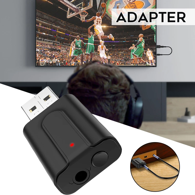 USB Bluetooth-совместимый 5 0 передатчик приемник 2 в 1 беспроводной аудио стерео адаптер