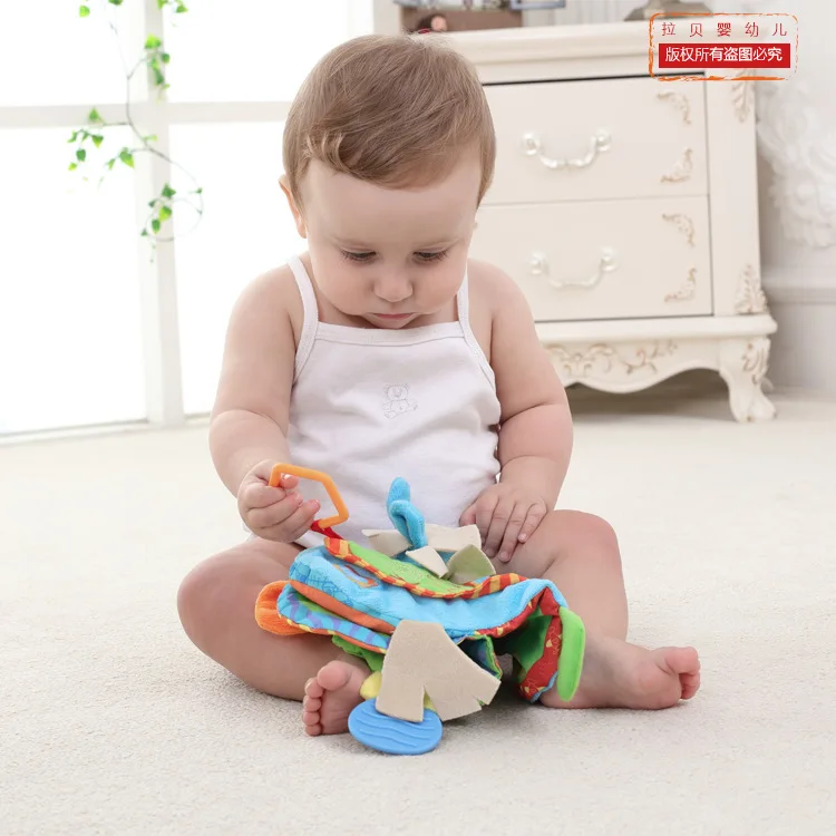 

Mamamiya & Amp; Papas Donkey Animal Cloth Book Teether Educational xiang zhi BB Device Multi-functional Cognitive Hot Selling