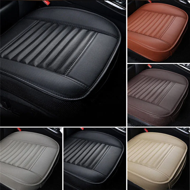 

Car Front Seat Cover PU Leather Anti Slip Mat Car Single Seat Cushion Cover Auto Chair Pad Car Styling Auto Accessories