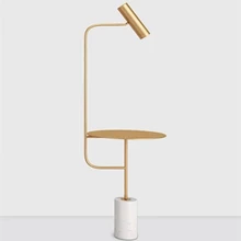 Современный Мраморный напольный светильник для спальни, вертикальный напольный светильник Teapoy, декоративный напольный светильник для гостиной, промышленный стоячий светильник