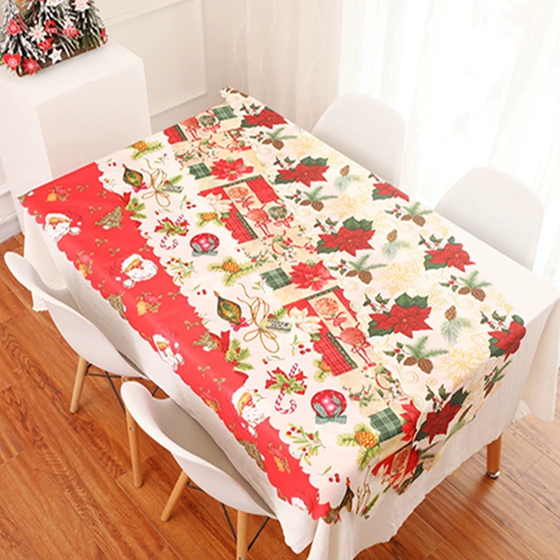 Home Decor Table Cloth Polyester Christmas Checkered Tablecloth Indoor And Outdoor Delicate Decoration | Дом и сад