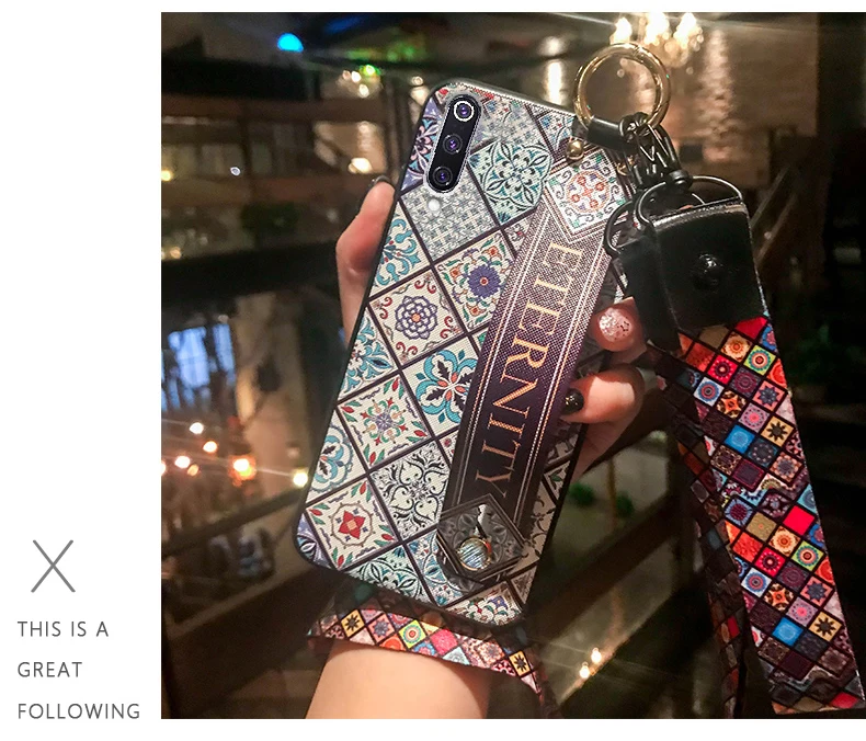 SoCouple Neck Wrist Strap Case For Xiaomi Redmi 4X Note 5 5A 6 7 Vintage Soft TPU Phone Holder Lanyard Case For Xiaomi 8 9 5X 6X (3)