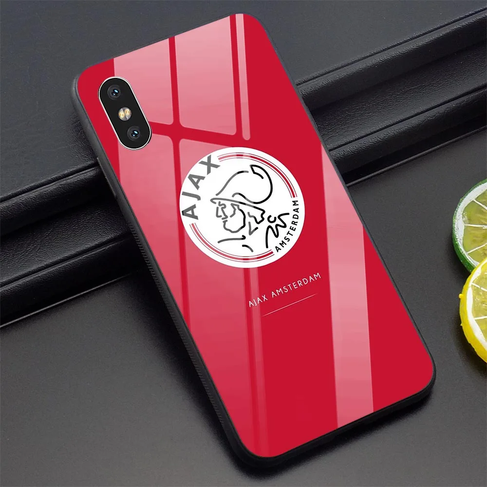 Ajax команда телефон чехол для iPhone X Case 6 6S XR Xs Max 8 плюс 7 5S 5 SE 11 Pro закаленное стекло - Цвет: K3001203