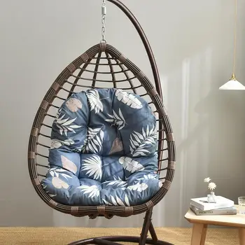 

Swing Hanging Basket Seat Cushion Printed Hanging Egg Chair Pad for Home Garden Rocking Chair Seat Sofa Cushion