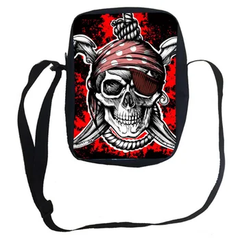 

Cartoon One Piece Bag Mini Messenger Bags Skeletal head children slant cross bag Children School Bags Crossbody Bags for kids
