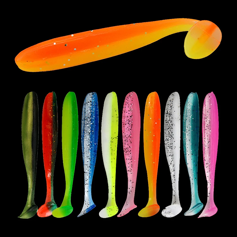 Ходить рыбы мягкие приманки 10 шт дергающаяся воблеры для рыбалки 90 мм 70 мм/55 мм/T