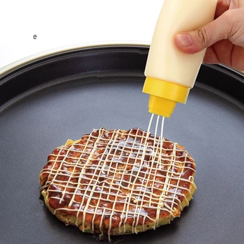 

Seasoning Bottle For Sauce Salad Ketchup Vinegar Honey Kitchen Tools With Cover