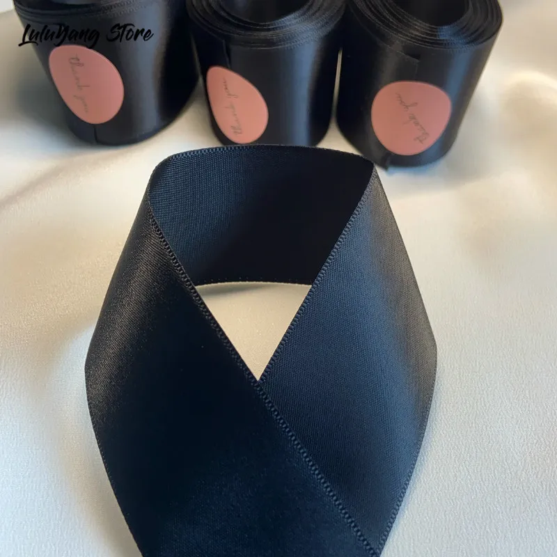 크리스마스 선물 포장 새틴 리본 25mm 40mm 고품질 장식 테이프, DIY 공예 선물 파티 웨딩 골드 핑크 메리 크리스마스