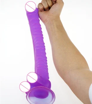 40cm Super Long Gode Jelly Horse Dildo Realistic Soft Suction Cup Dick Can Strapon Dildos for Women Lesbian Masturbation Sex Toy 3