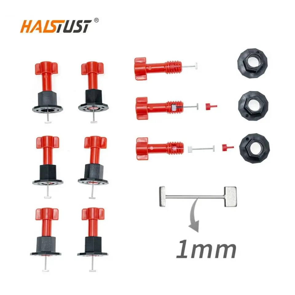 

75pc Tile Leveling System 1mm Floor Wall Tile Leveler Wedges Construction Tools With Horizontal ColumnConstruccion Herramientas