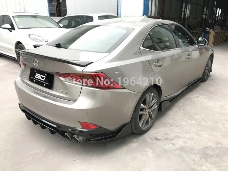 Для Lexus IS200 IS250 IS350 IS300 AWD/IS200T- углеродное волокно задний спойлер на крышу задний багажник губы Багажник крыло автомобильные аксессуары