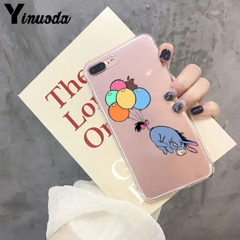2 Yinuoda мультяшный персонаж eeyore Модный чехол для телефона Apple iPhone 8 7 6 6S Plus X XS max 5 5S SE XR чехол - Цвет: 2