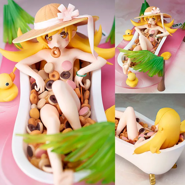 Аниме Гараж Комплект аниплекс Bakemonogatari псевдо-история Oshino Shinobu небольшой толерантность пончики Ванна