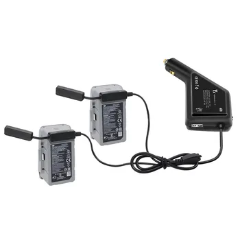 

3 in 1 Car Charger Two Batteries & Remote Control Charging Hub Dock For DJI Mavic AIR 2 Drone Accessories Parts