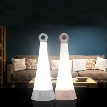 

USB Charging Night Light Lighthouse Shape Desktop Light Bedside Lamp Home Decor For Outdoor Bedroom (Random Color, White Light)