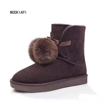 

Australia's latest high-quality women's shoes in 2019, real cowhide, artificial wool, free delivery, 8 colors, women's snow boot