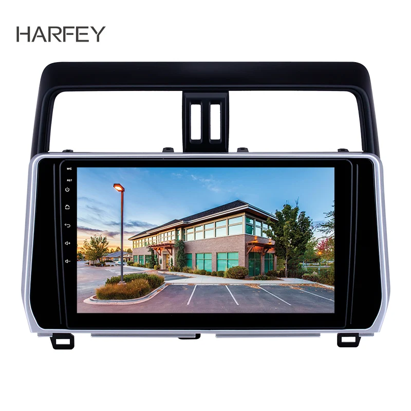 

Harfey HD Touchscreen Bluetooth GPS Navigation Autoradiocar Radio 10.1 inch Android 8.1 for Toyota Prado 2018 with Carplay