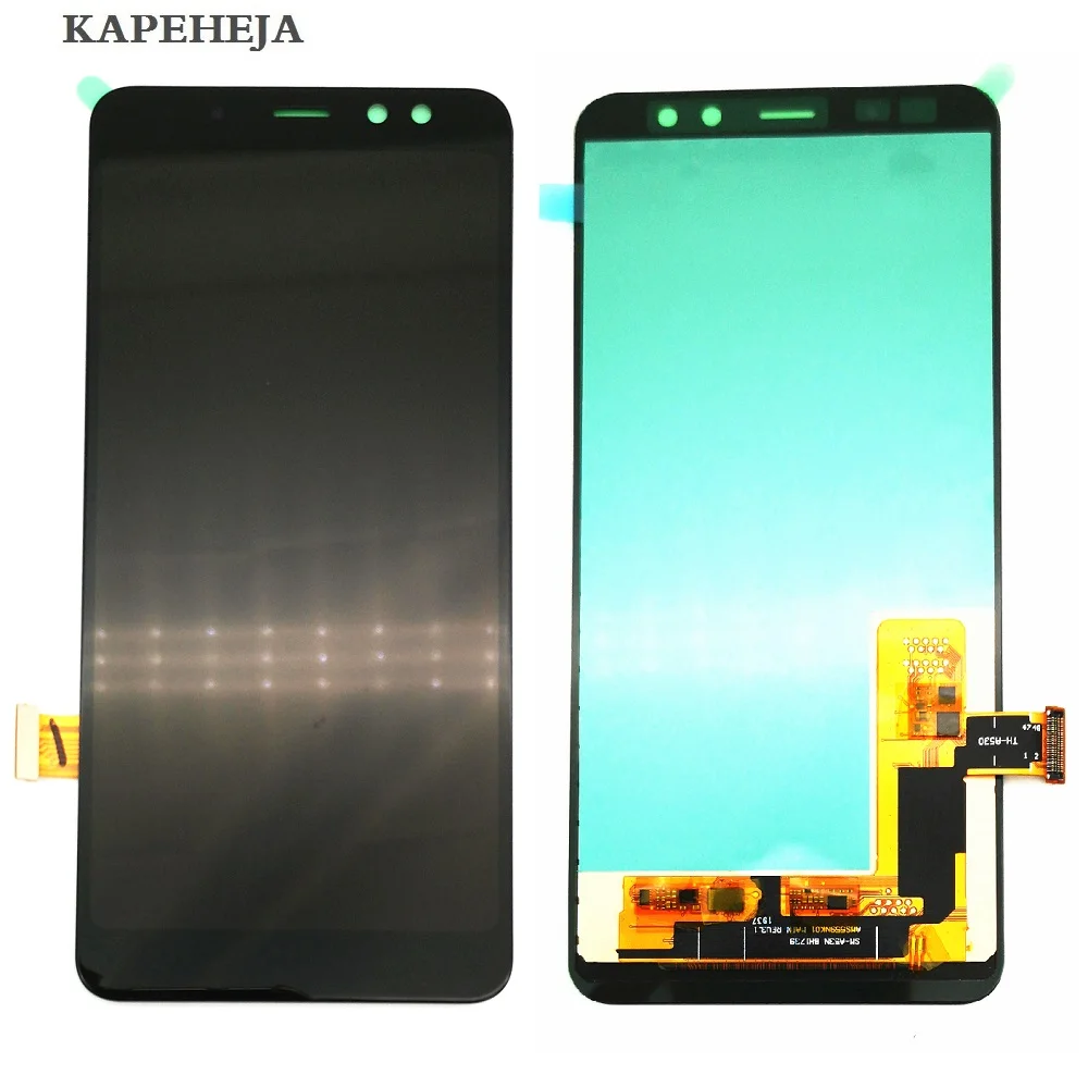 Супер AMOLED ЖК-дисплей для samsung Galaxy A8 A530 A530F A530N ЖК-дисплей кодирующий преобразователь сенсорного экрана в сборе