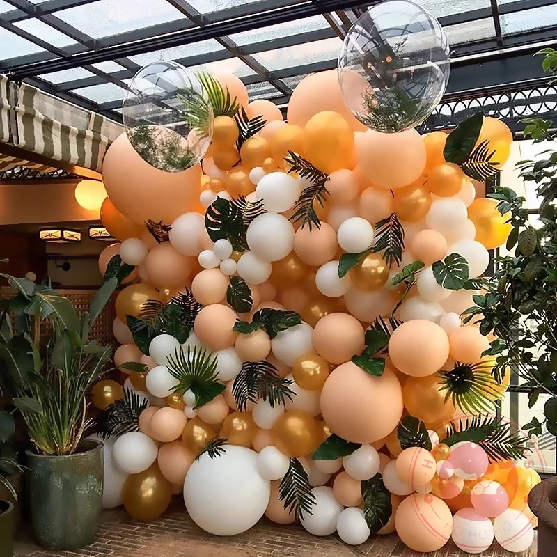 

5-36inch Colorful Macarone Latex Balloons Orange Pink White Balloon Birthday Party Decoration Inflatable Helium Balloon Supplies