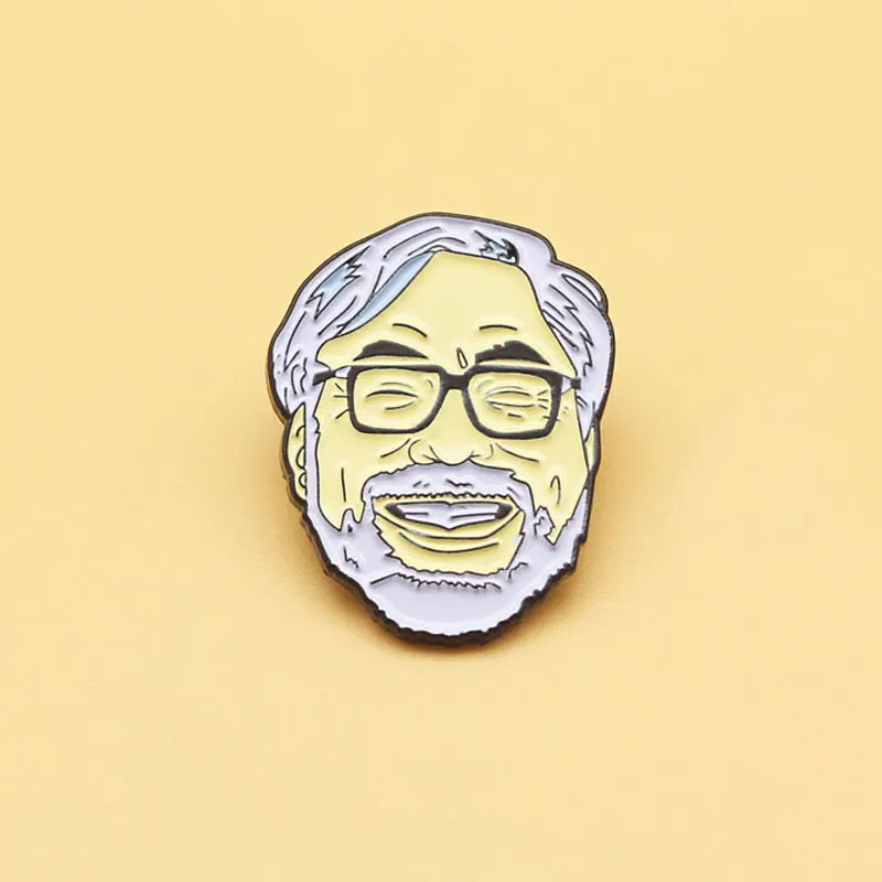 Miyazaki Hayao брошь в форме головы и Тоторо эмалированные булавки мужские женские