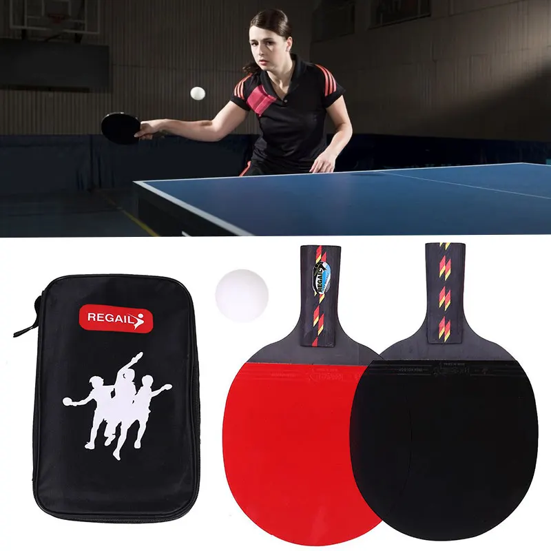 1 комплект ракетка для настольного тенниса ракетка для Пинг-Понга Летучая мышь многоцветная портативная