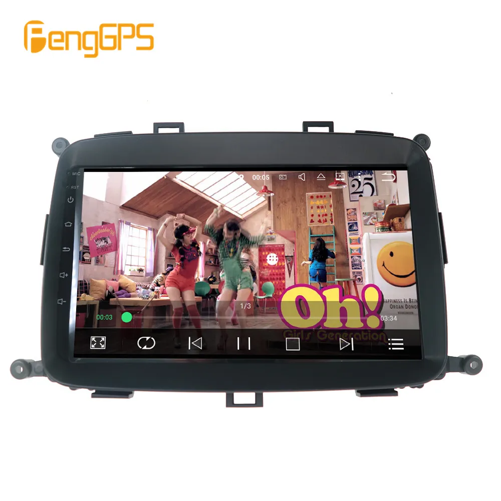 9 дюймов Android 0 4 + 64 ГБ Автомобильный GPS карта навигации для KIA CARENS 2013 2014 2015 2016 2017