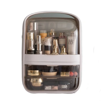 

Women bathroom cosmetics storage box waterproof and dustproof bathroom Large makeup organizer skin care jewelry storage drawer