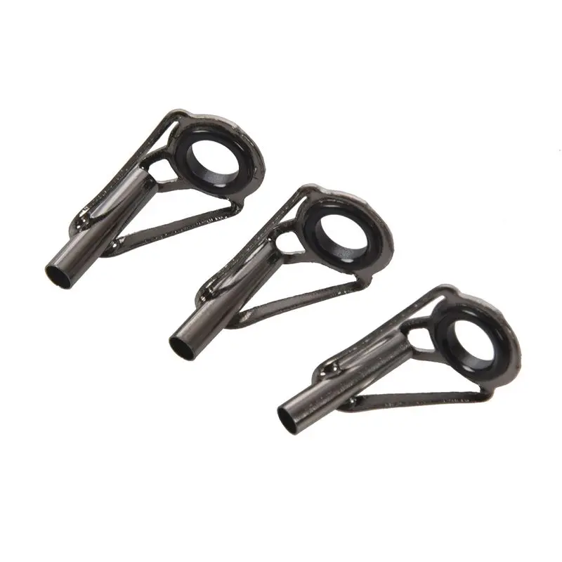 3 Pcs 5mm Eye Inner Dia Fishing Rod Guide Tip Fish Pole Ring Eye