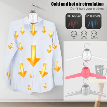 

110V/220V 150W Portable Clothes Dryer Shoes Clothes rack hangers foldable laundry tumble electric dryer machine Travel