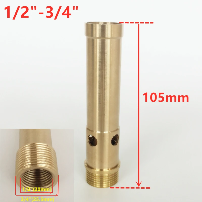 Yongfer Fountain Nozzle 1/2 DN15 and 3/4 DN20 Fan Shaped Brass Fountain Nozzle Sprinkler Spray Head for Garden Pond Amusement Park Museum Library 