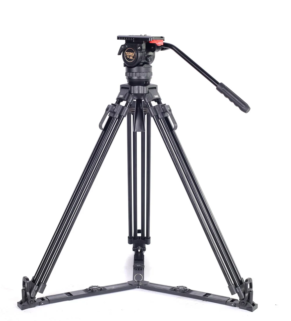 Терис TSN6AL Трикс Камера штатив Трипод с панорамной головкой для TSN6CF Q DSLR