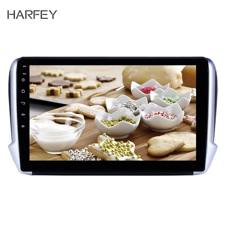 Harfey 10," 2din Android 8,1 GPS автомобильный радиоприёмник для peugeot 2008- автомобильный мультимедийный плеер с HD сенсорным экраном Поддержка Carplay