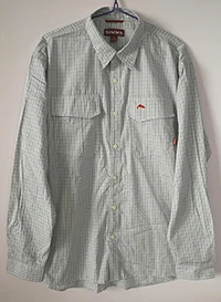 S* mms Мужская рыболовная рубашка LS клетчатая рубашка быстросохнущие хлопковые UPF30 рыболовная одежда рыболовные рубашки мужские США плюс размер L-XXL - Цвет: Style 2-Blue Plaid