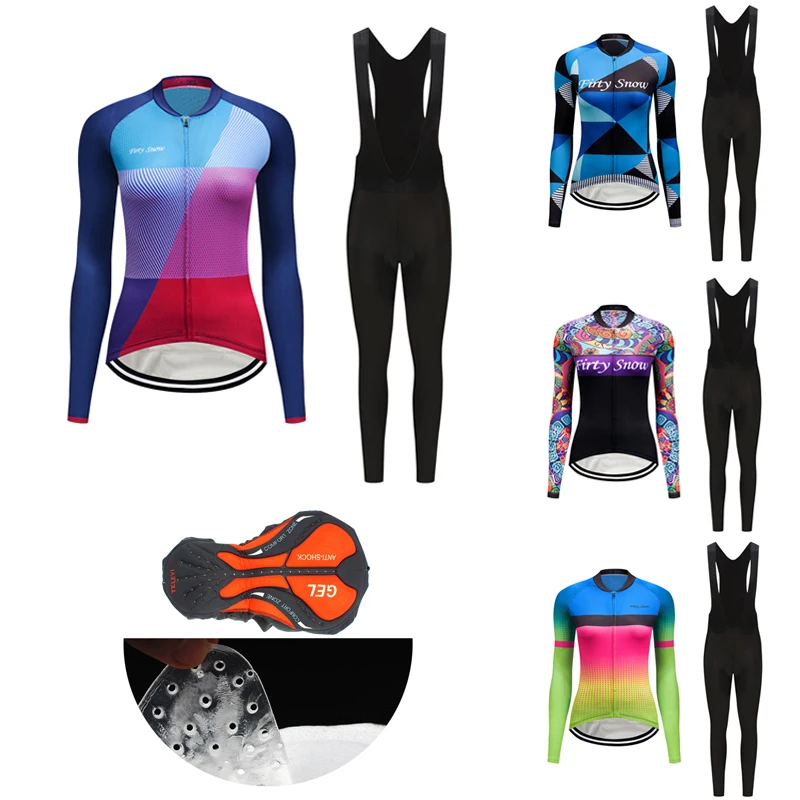 2021 Женская быстросохнущая одежда для велоспорта Женский комплект из Джерси с
