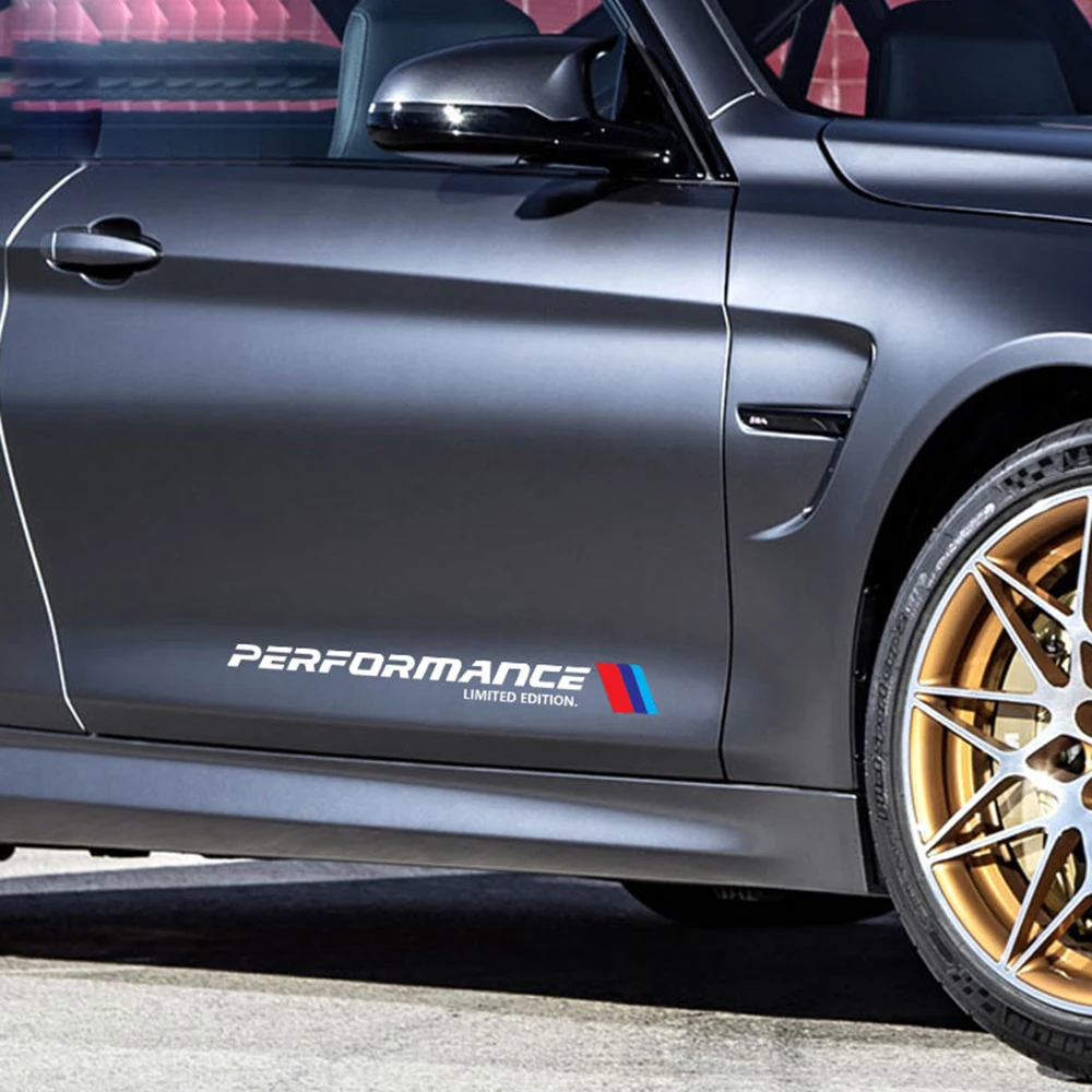

Car Styling Sticker M Performance For BMW m g30 w205 f10 f20 f30 r1200gs e30 e34 e39 e36 e46 e60 e61 e87 e90 e91 e92 X1 X3 X5 X7