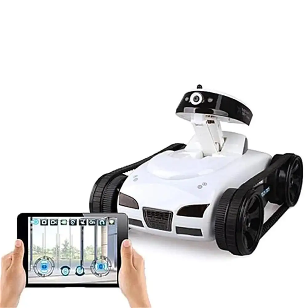 В режиме реального времени передача видео Wi-Fi Танк RC автомобиль с камерой игрушка наружная безопасность Поставки рождественские подарки Carros управление Remoto