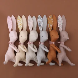 Baby Kawaii Bunny Plush Rabbit Dolls Soft Newborn Sleeping Plush Toy Cute Appease Toy Rabbit Easter Gift Stuffed Toys for Girls