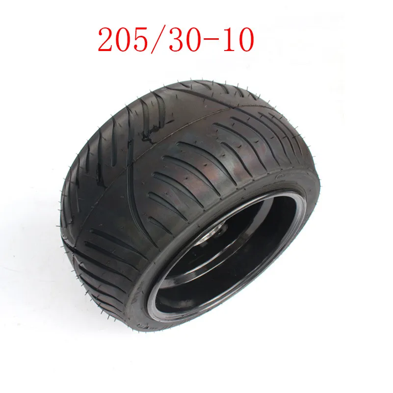2 шт., применимые к картинг детская коляска ATV UTV 205/30-10 дюймов бескамерное колесо шины с ступица из алюминиевого сплава