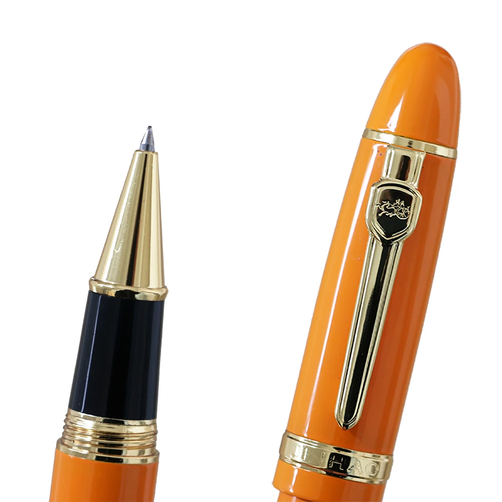 Jinhao 159 шариковая ручка из тяжелого металла, Высококачественная Роскошная ручка с золотым/серебристым покрытием, 0,7 мм наконечник, школьные офисные принадлежности, canetas de luxo