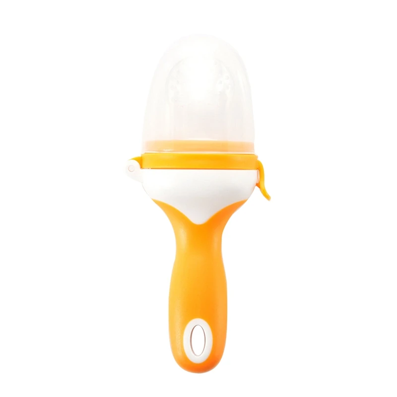 YW1 Baby Pacifier Nipple Masher Care Safety Tool Baby Food Fresh Food Fruit Vegetable Mills Dispenser Silicone Teether Molar Stick - Цвет: YW1