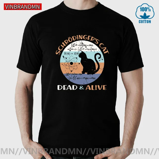 Camiseta Gato de Schrödinger – Põe uma blusa