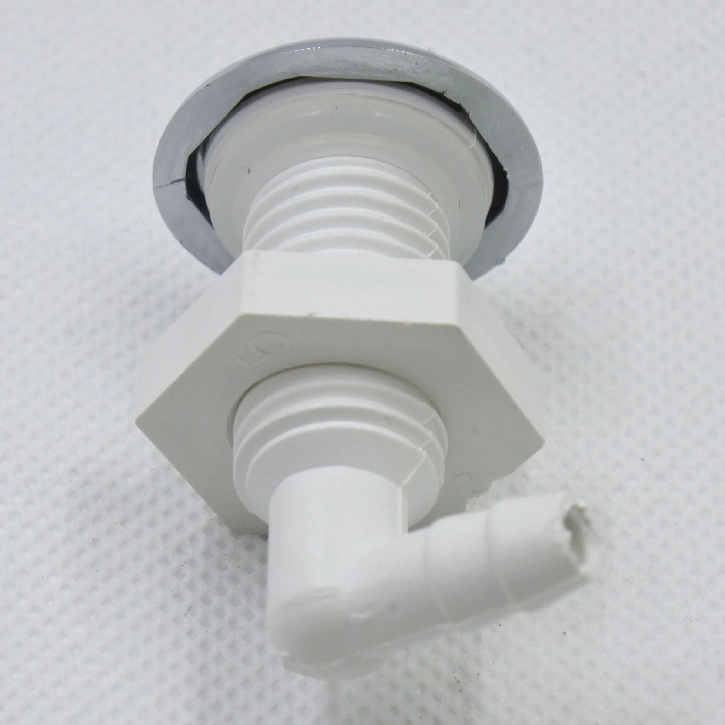 7 twisted teeth bow bubble nozzle,Chromed surface, air jet of pvc base,hot tub massage Bathtub Accessories