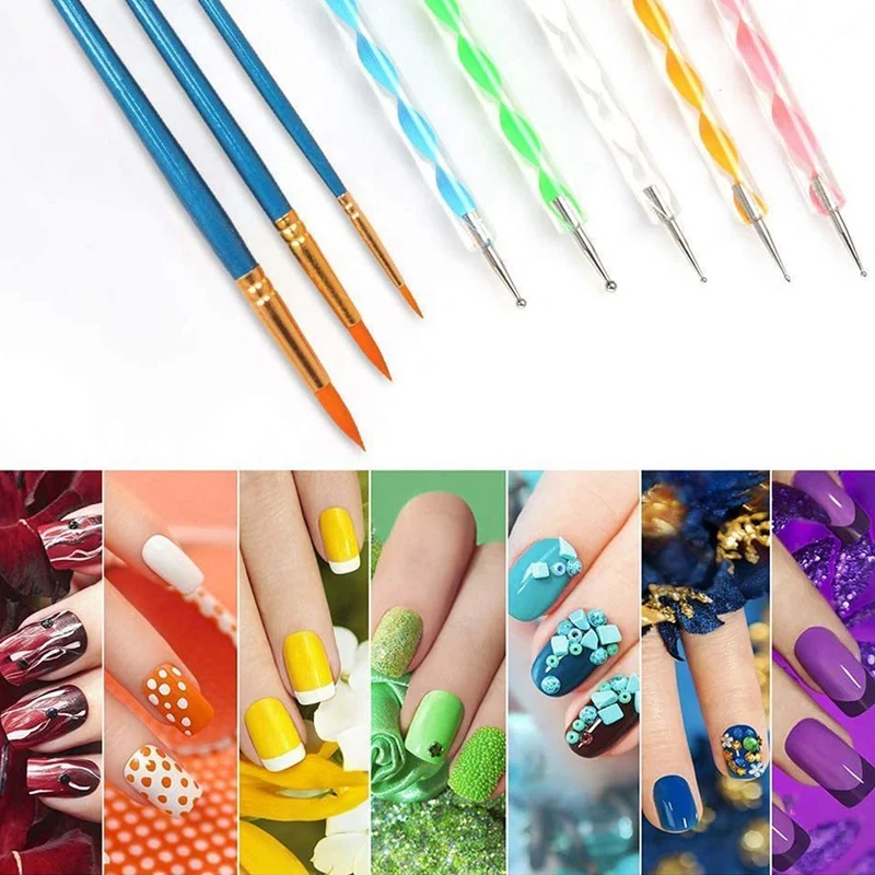 Мандала инструменты для раскрашивания трафаретов набор кистей рисования и