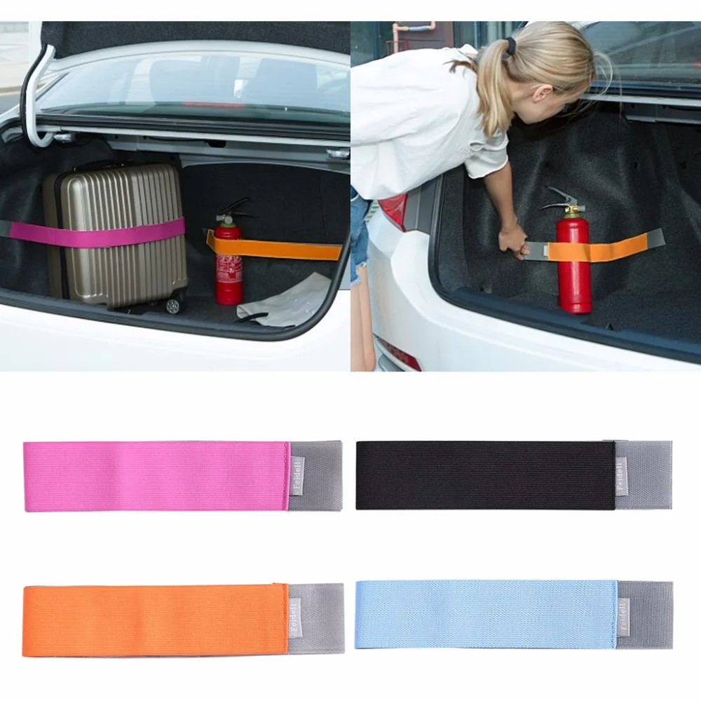 1Pc Universal 40/60/80cm Car Trunk Elastic Stickers Content Bag Storage Network Organizer Stowing Tidying Strap Car-styling | Автомобили и