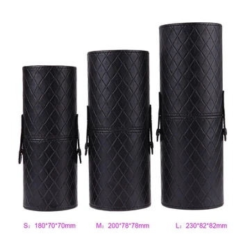 

Makeup Pen Set Travel PU Leather Cosmetic Brush Box Empty Holder Cosmetic Brush Bag Brushes Organizer Make Up Tools