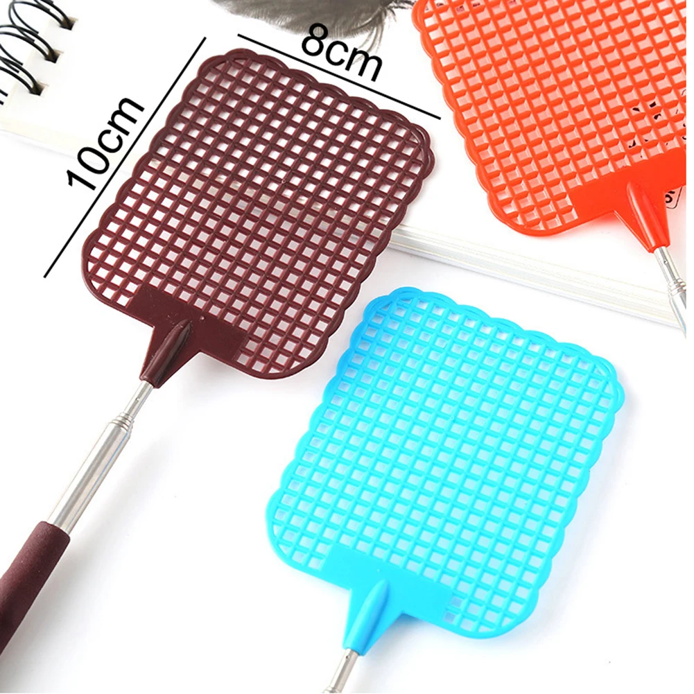 Hot Sale Telescopic Fly Swatter Extendable Anti Mosquito Pest Summer Home Kitchen Tool