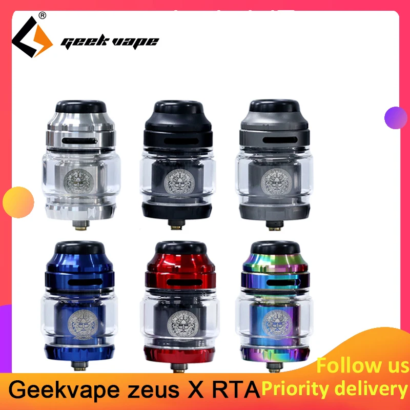Емкость для вейпа Geekvape Zeus X RTA емкость объемом 4 5 мл с мундштуком 810 Delrin электронная